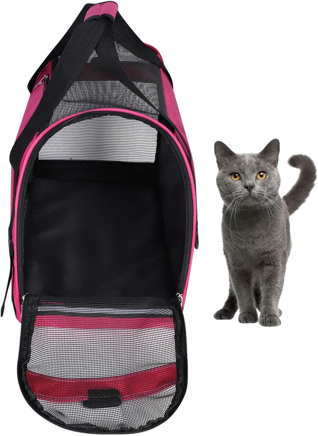 Haustiertasche Tiertragetasche Transporttasche für Kleine Hunde Katze Welpe Tragetasche Haustier Rei