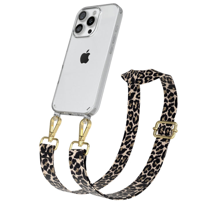 EAZY CASE Handykette - Verstellbares Taschenband kompatibel mit iPhone 16 Pro, Schulterriemen, Handy