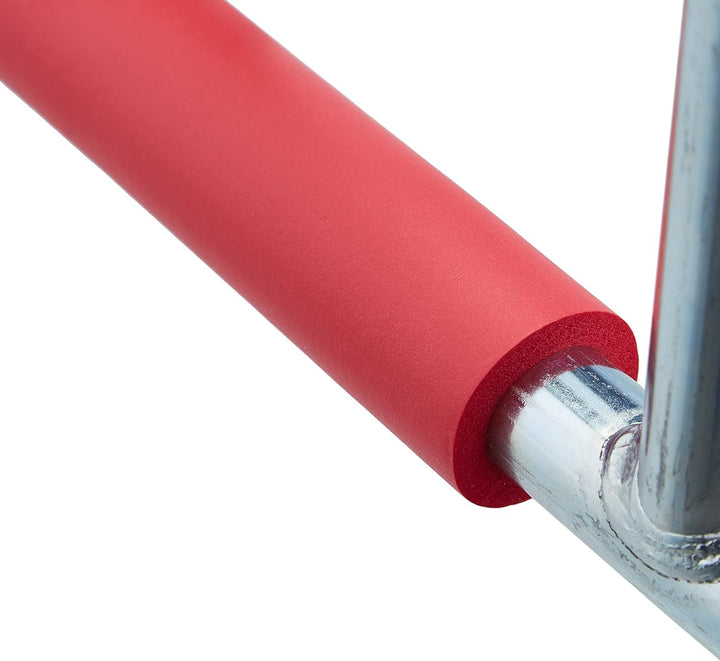 Relaxdays 12 x Deckenhaken Garage, T-Profil, bis 25 kg, für Stauraumbrücke, Stahl mit Polsterung, H