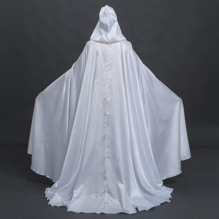 GRACEART Damen Cape Umhang Mit Kapuze Mittelalter Mantel Lang Halloween kostüm Für Hochzeit Braut Ab