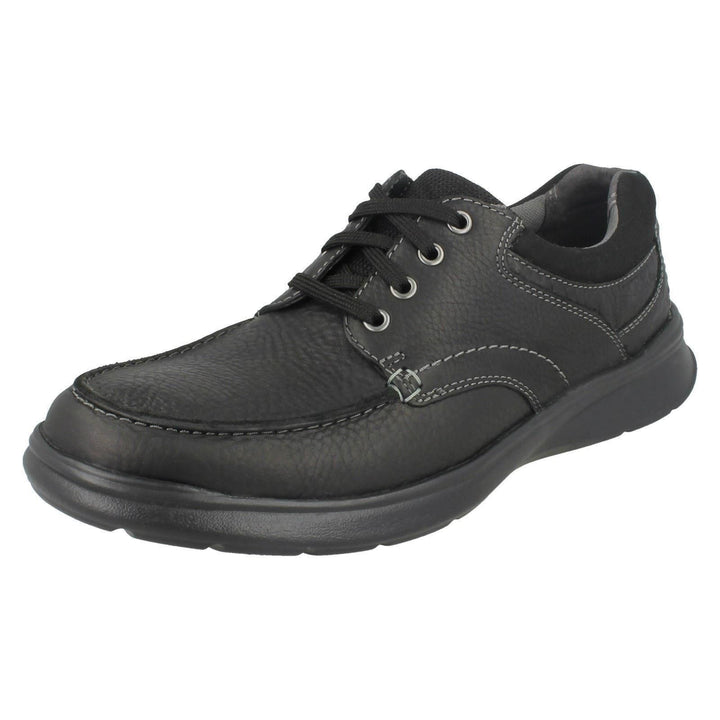 Clarks Herren Cotrell Edge Oxford 45 EU Schwarz, 45 EU Schwarz