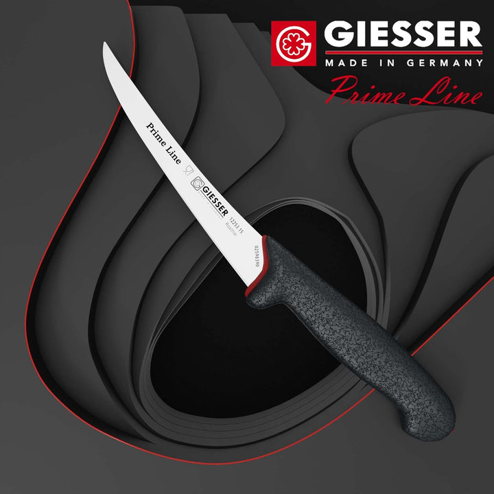 Giesser seit 1776 - Made in Germany - Ausbeinmesser rutschfest PrimeLine, 15 cm Klinge sehr flexibel