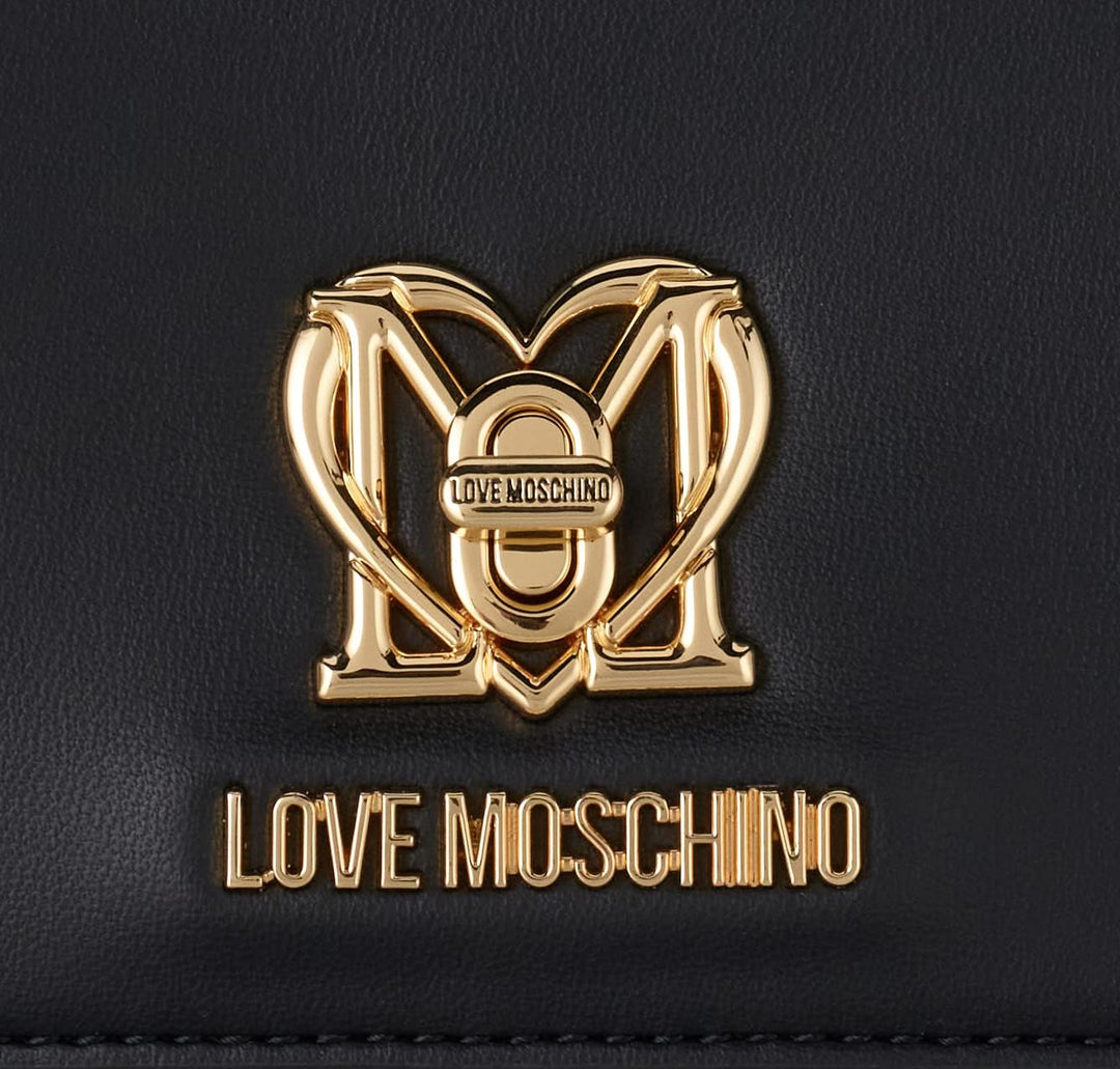 Love Moschino Damen Jc4390pp0fko0 Umhängetasche Schwarz, Schwarz