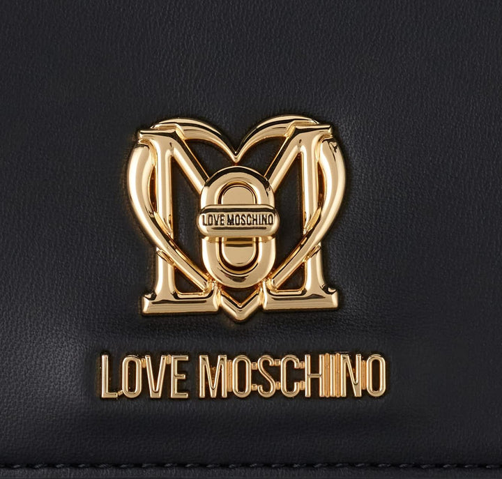 Love Moschino Damen Jc4390pp0fko0 Umhängetasche Schwarz, Schwarz