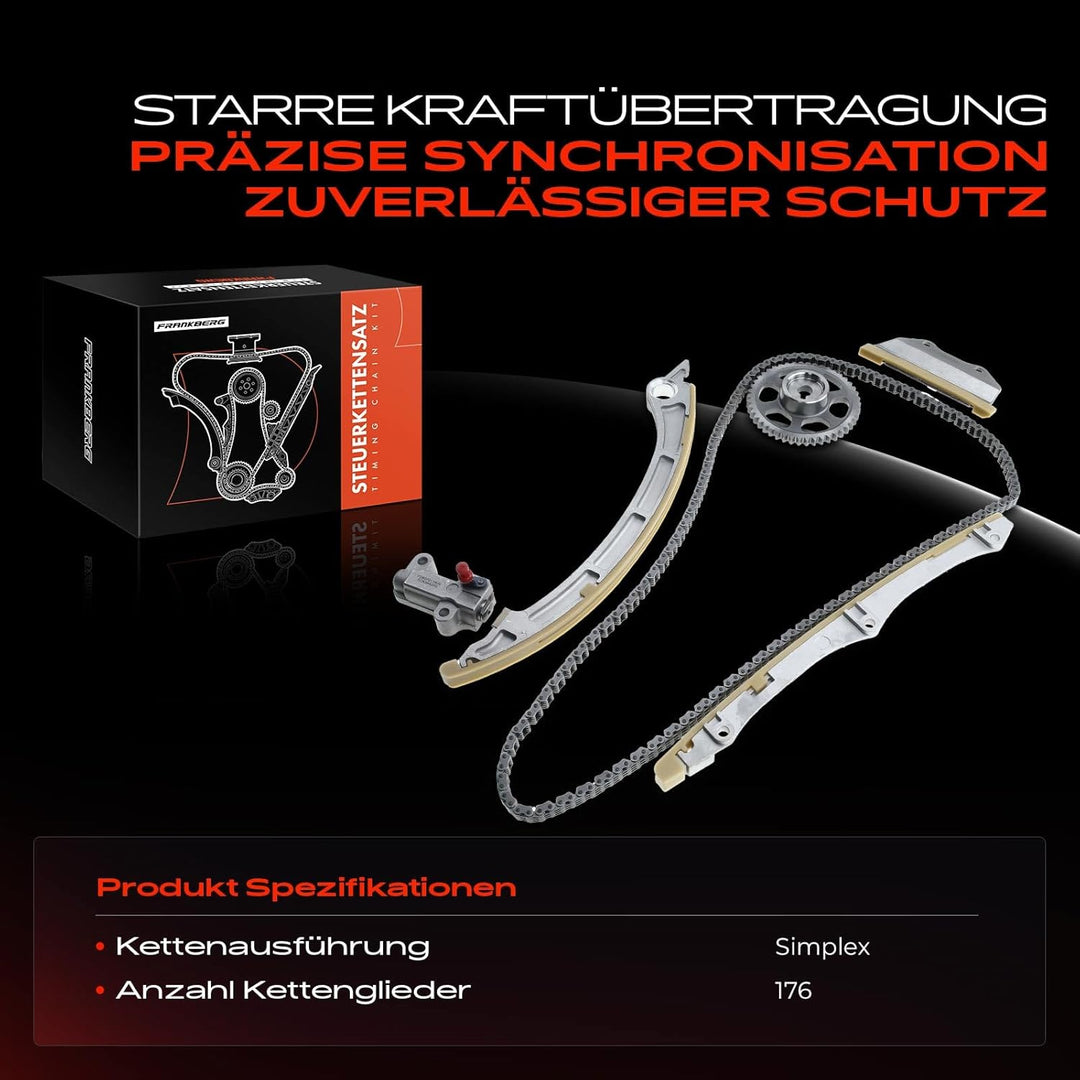 Steuerkettensatz Satz Steuerkette für Accord VIII CU CR V IV-RM 2.4L 2008-2021 13441-R40-A01