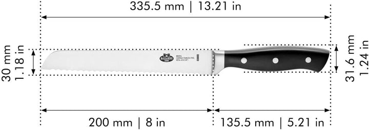 Ballarini Brotmesser Brenta 20 cm