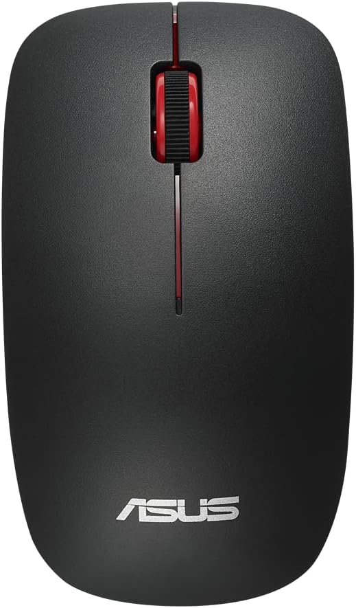 Asus 90XB0450-BMU000 WT300 wireless optical Schwarz/Rot (Deutsches Tastaturlayout)