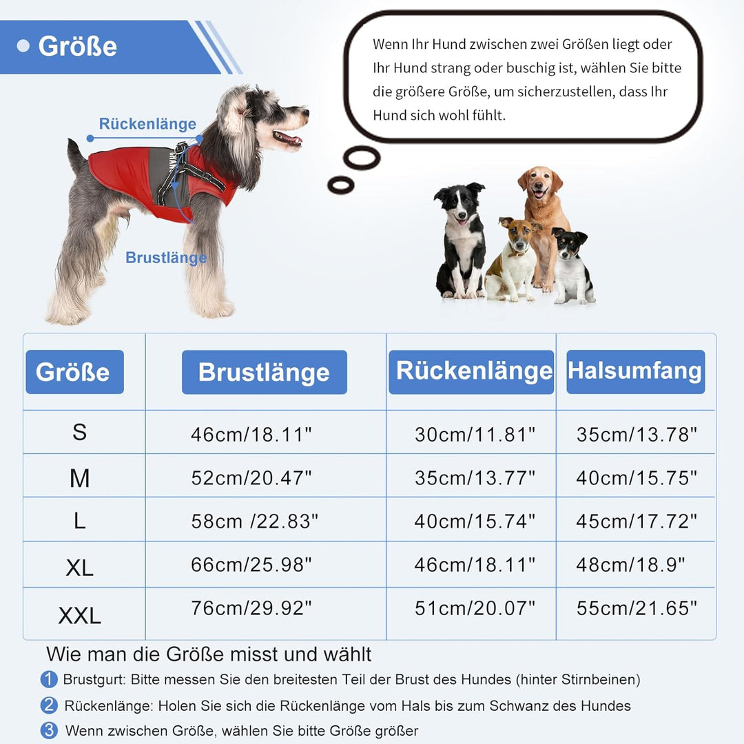 Hundemantel Winter Hundejacke Hundegeschirr Mantel Welpenmantel Jacke Weste Kleidung Kleines Hundege