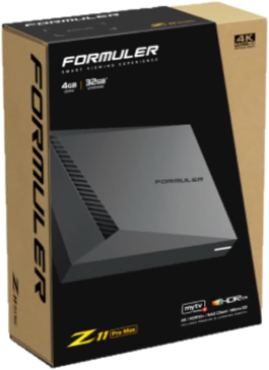 Formuler Z11 Pro Max 4K Android 11 Dual Band 5G Gigabit LAN 4GB RAM 32GB Speicher mit Premium IR1 Fe
