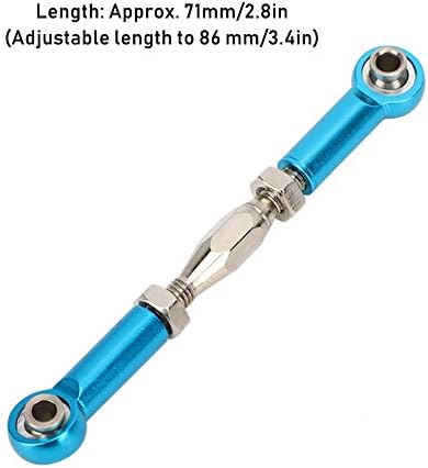 T best RC Zugstange, 6 Stücke Einstellbare Servo Links Spurstange Aluminiumlegierung Spannschloss Ro