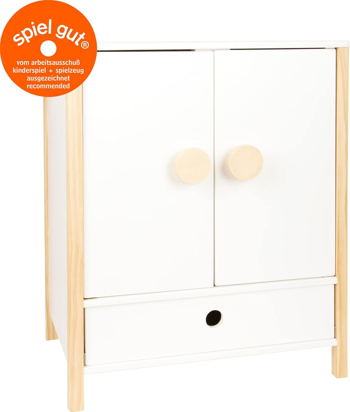 small foot Puppenschrank Little Button, mit leichtgängigen Flügeltüren, inkl. Kleiderbügeln, ab 3 Ja