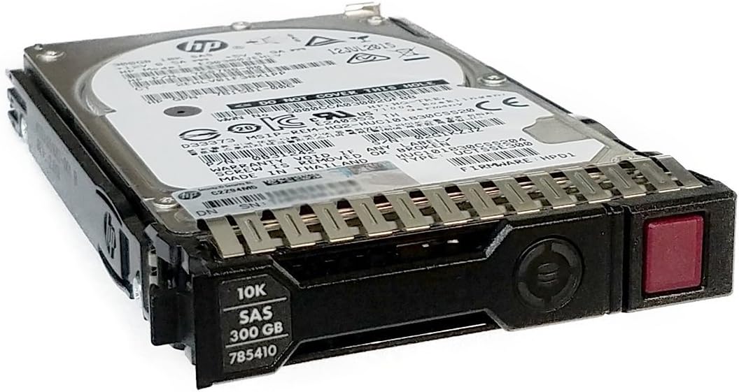 Hewlett Packard Enterprise HPE 300GB 12G SAS 10K 2.5in SC ENT HDD