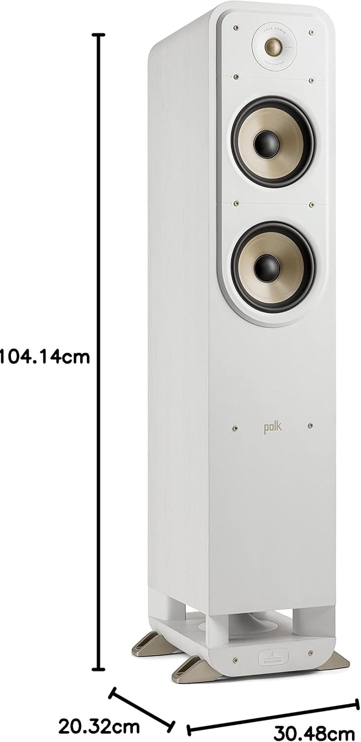 Polk Audio Signature Elite ES55 hochauflösender HiFi Standlautsprecher fürs Heimkino, Hi-Res zertifi