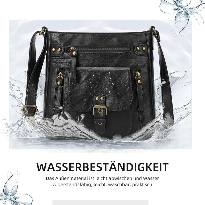 KL928 Tasche Damen Umhängetasche kleine Handtaschen Schultertasche Damentasche Damenhandtasche mitte