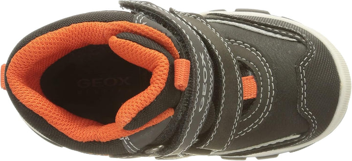 Geox B Flanfil Boy Wpf B Baby - Jungen Stiefeletten 20 EU Black Orange, 20 EU Black Orange