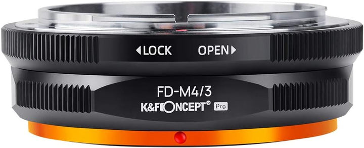 K&F Concept M13125 FD-M4/3 Hochpräziser Adapterring Objektivadapter Canon Adapter Objektiv Adapterri