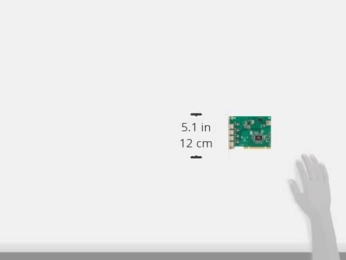 StarTech.com 7 Port USB 2.0 PCI Schnittstellenkarte - USB Controller Adapter Karte 4x External + 3x