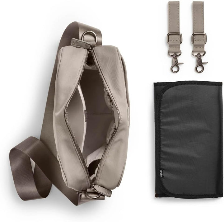 Elodie Details Baby Wickeltasche mit Wickelunterlage und Thermotasche Moonshell, Moonshell