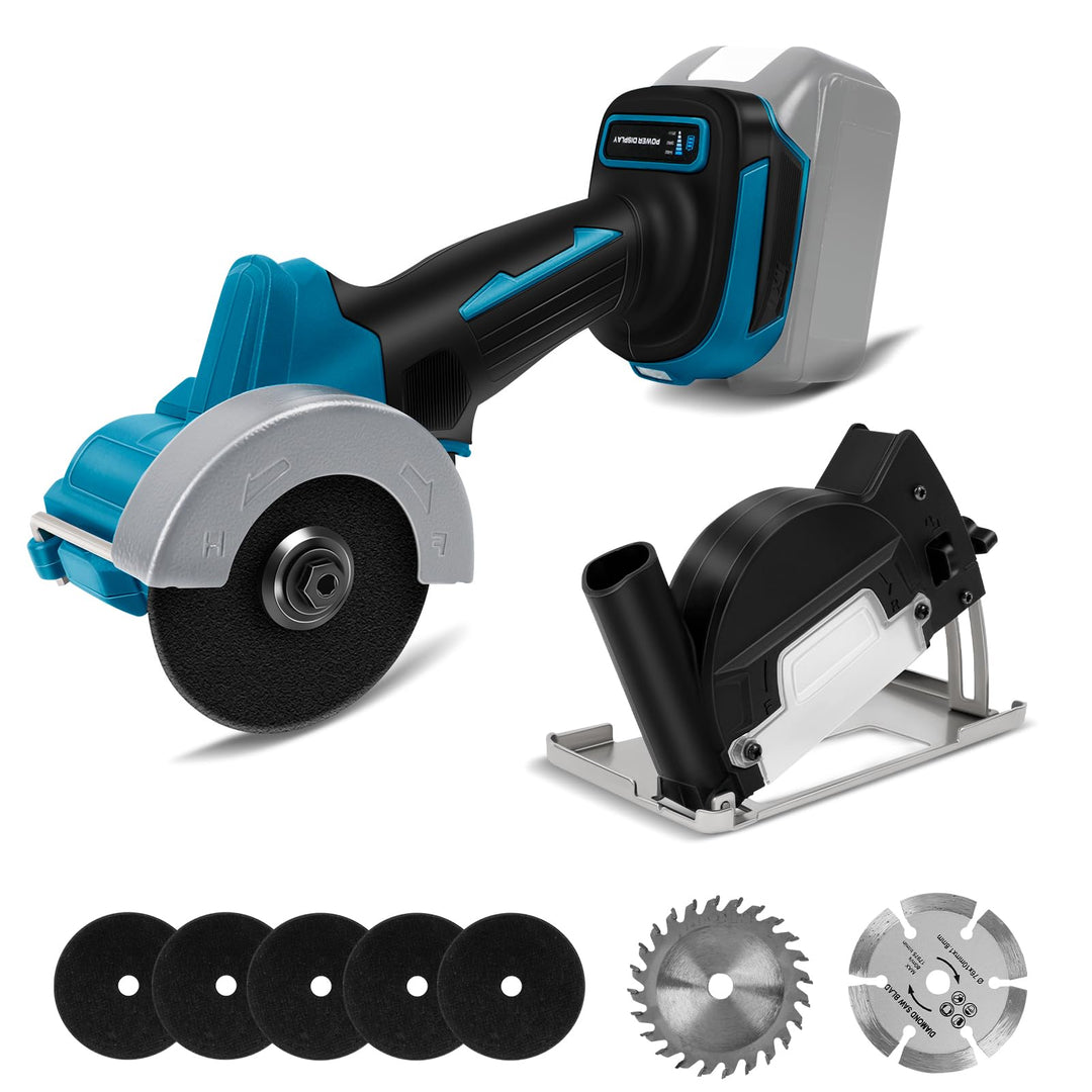 WingFly Akku Winkelschleifer für Makita 18V, Professional Kabelloser Schleifer,76mm, Bürstenloser Mo