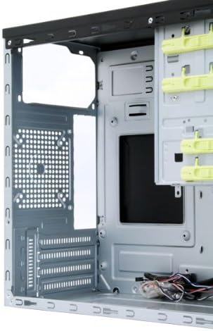 Chieftec CT-01B-OP iArena Mini Tower PC-Gehäuse (microATX), Schwarz