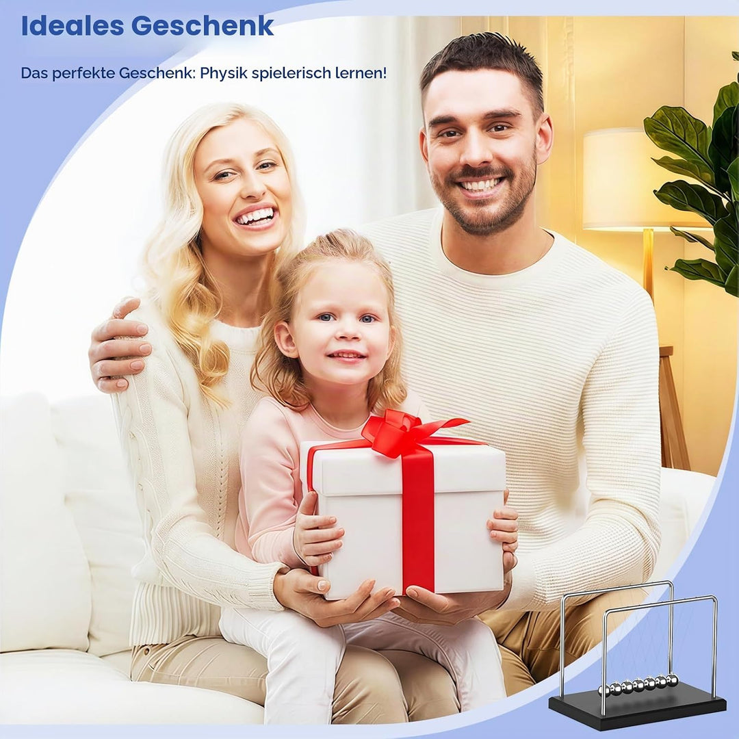 Theefun Newtons Wiege Balance Bälle Wissenschaft Physik Gadget Desktop Dekoration kinetische Bewegun
