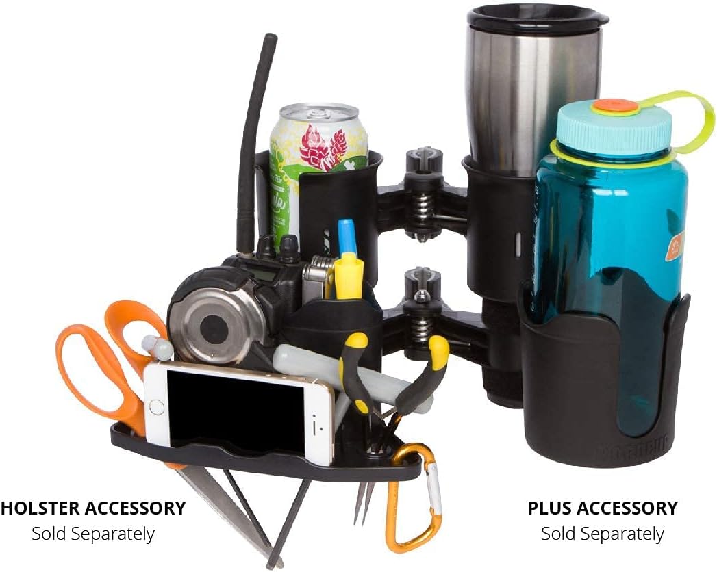 RoboCup Bester Getränkehalter für Getränke, Angeln, Strandkorb, Mikrofonständer Schwarz, Schwarz