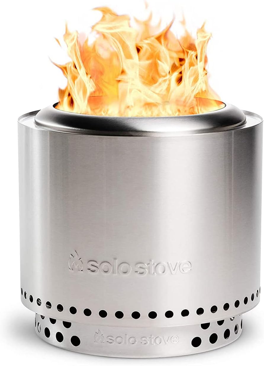 Solo Stove Feuerschale Ranger 2.0 mit Standfuss | Feuerstelle zur Raucharmen Holzverbrennung, Heraus