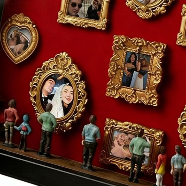 Mini Museum Box - DIY Figuren Zum Selberbauen Mit Beleuchtung Zur Erinnerungsdekoration Als Komplett