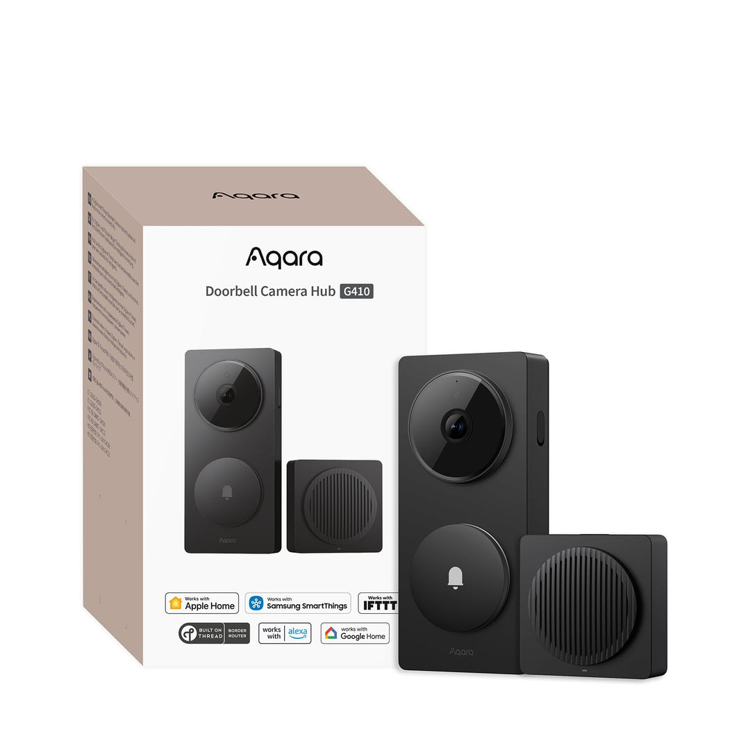 Aqara Smart Türklingel Kamera G410 mit Chime, 2k,Homekit-Sicherheits-Video,2-Wege Audio, Integrierte