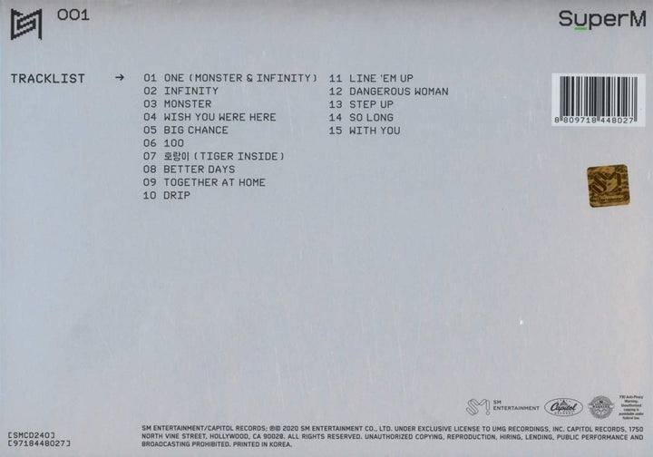Super One (Ltd.One Version), Audio-CD