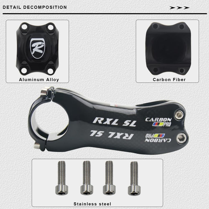 RXL SL 6/17 Grad MTB Carbon vorbau stem 3K/UD glänzend/matt rennrad lenkervorbau Carbon 70/80/90/100