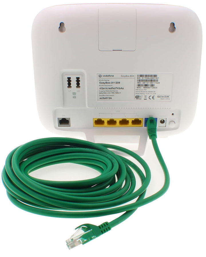 1aTTack.de - 1 X 25m Cat7 Netzwerkkabel, Cat.7 Ethernet, Lan &amp; Cat 7 Patchkabel für maximale Interne