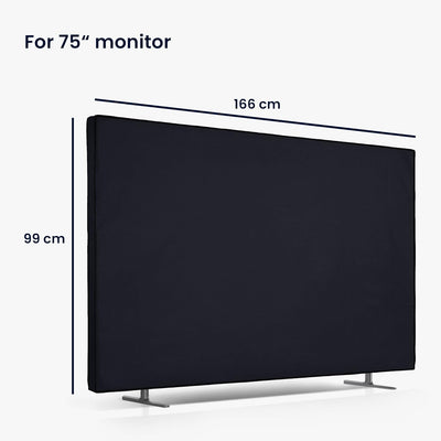 kwmobile 75" TV Hülle - Fernseher Bildschirmschutz Abdeckung - TV Bildschirm Staubschutzhülle - Dunk