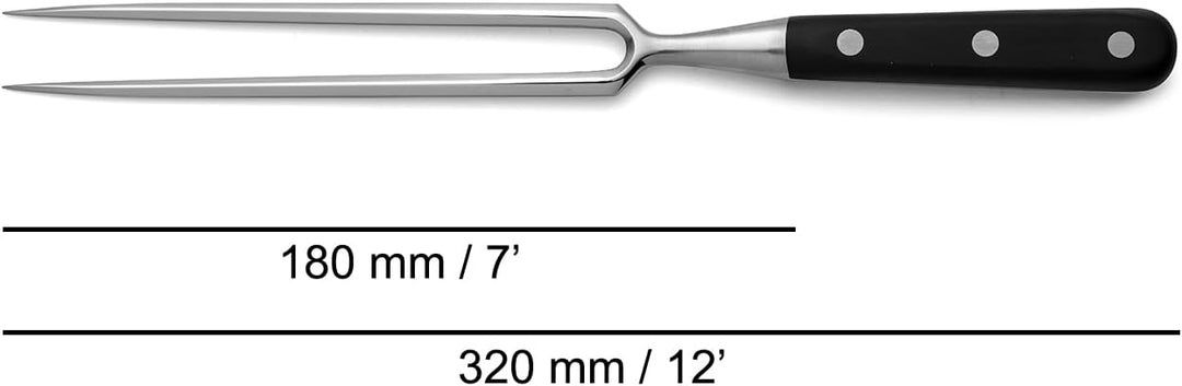 Arcos Opera - Tranchiergabel - NITRUM geschmiedetem Edelstahl 180 mm - HandGriff Polyoxymethylen (PO