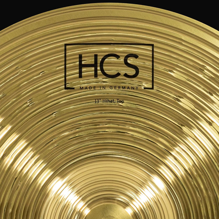 Meinl Cymbals HCS Hihat 13 Zoll (Video) Schlagzeug Becken – Paar – (33,02cm) Messing, Traditionelles