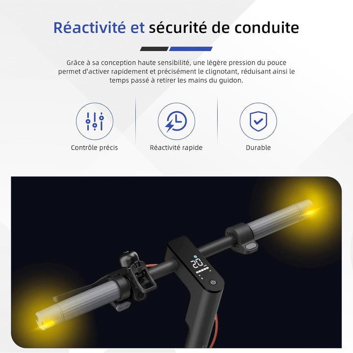 ulip Schalter für xiaomi 5/5 Max/5 Pro Elektroroller, linke und rechte Hupe, langlebige Lenkerteile,