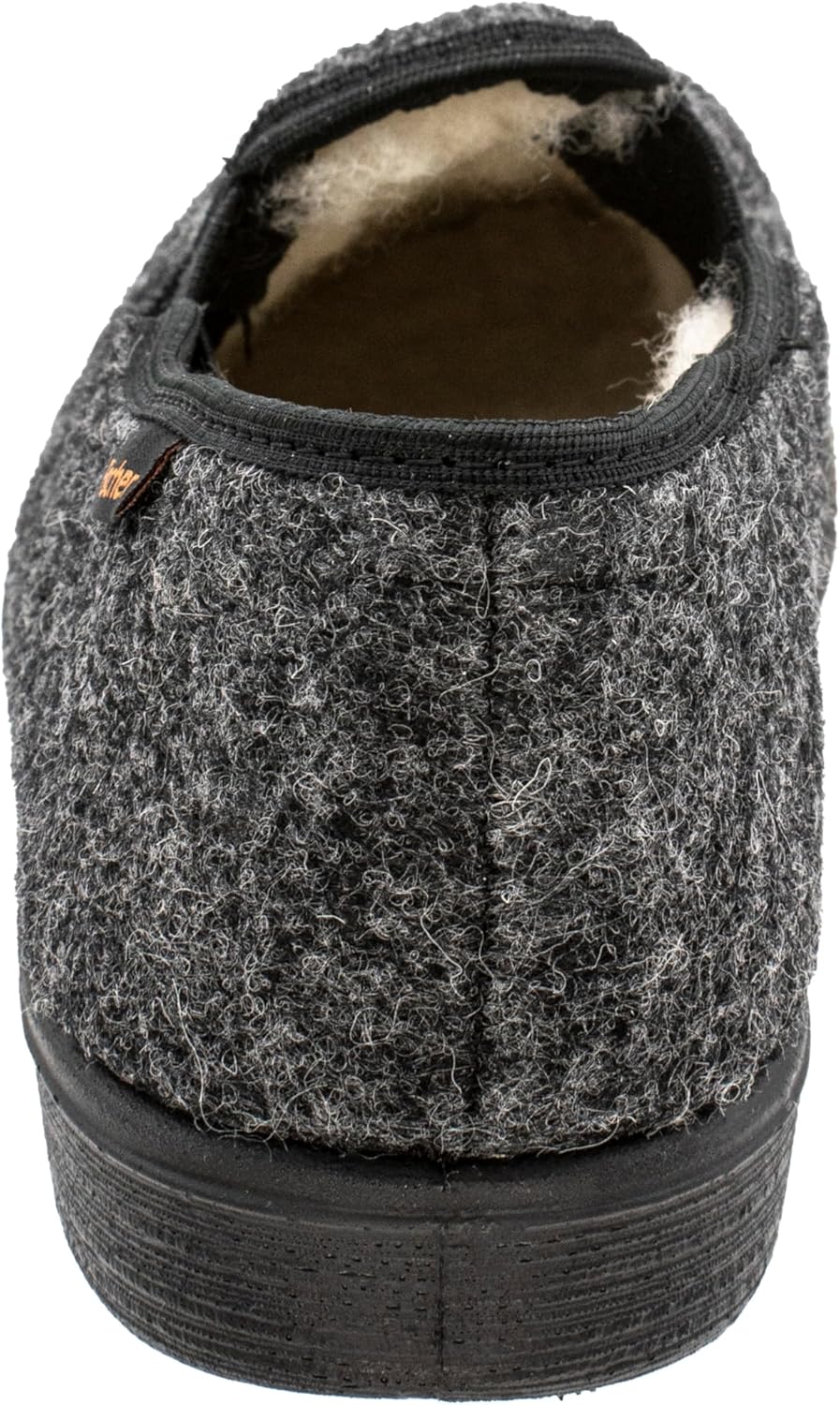 Fischer Herren Hausschuh Streifen Cord Slipper Stretch 204120 39 EU Schwarz Schwarz 205, 39 EU Schwa