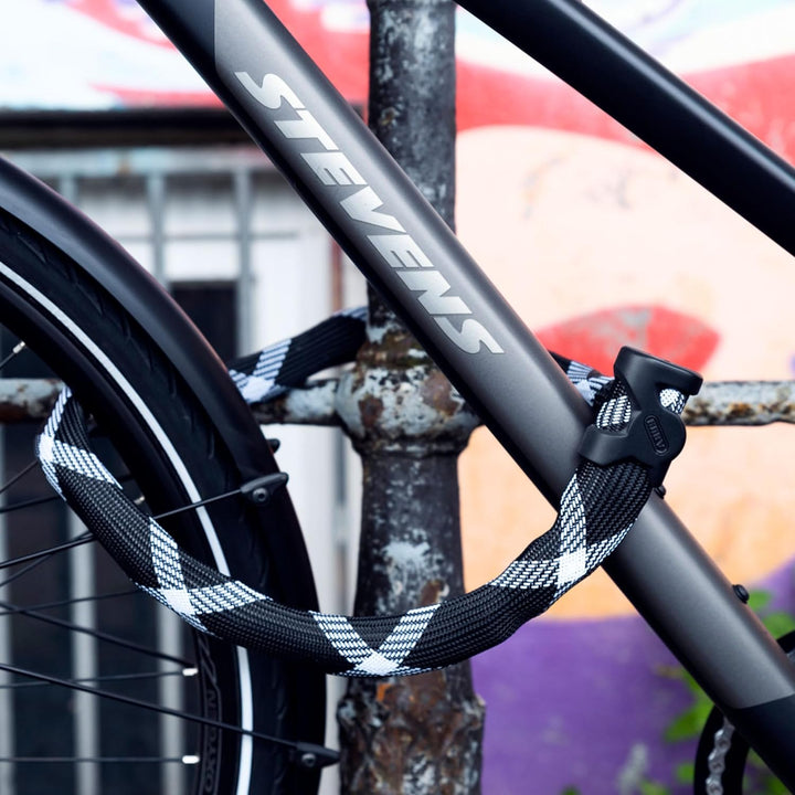 ABUS Kettenschloss IvyTex 6210 – Fahrradschloss mit Kunstfaserummantelung – ABUS-Sicherheitslevel 6