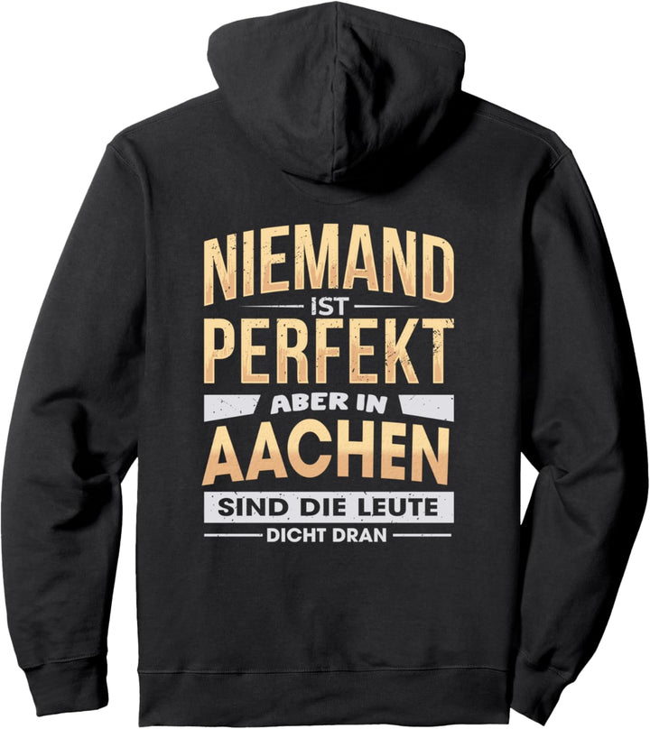 Aachen Urlaub Reisen Souvenir Leute Pullover Hoodie