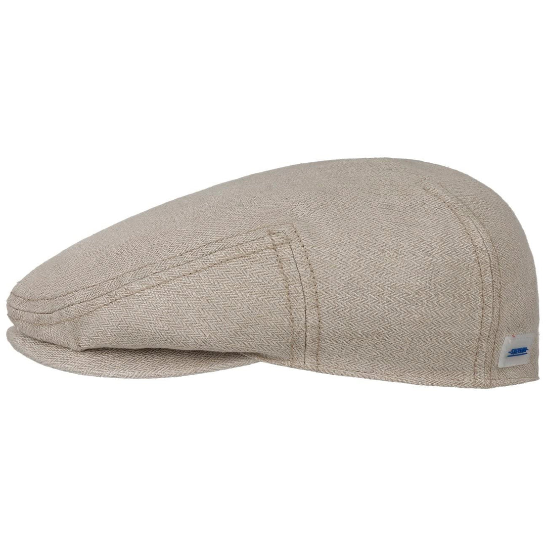 Stetson Kent New Sustainable Leinen Flatcap - Einfarbige Mütze - Klassische Schiebermütze - Unifarbe
