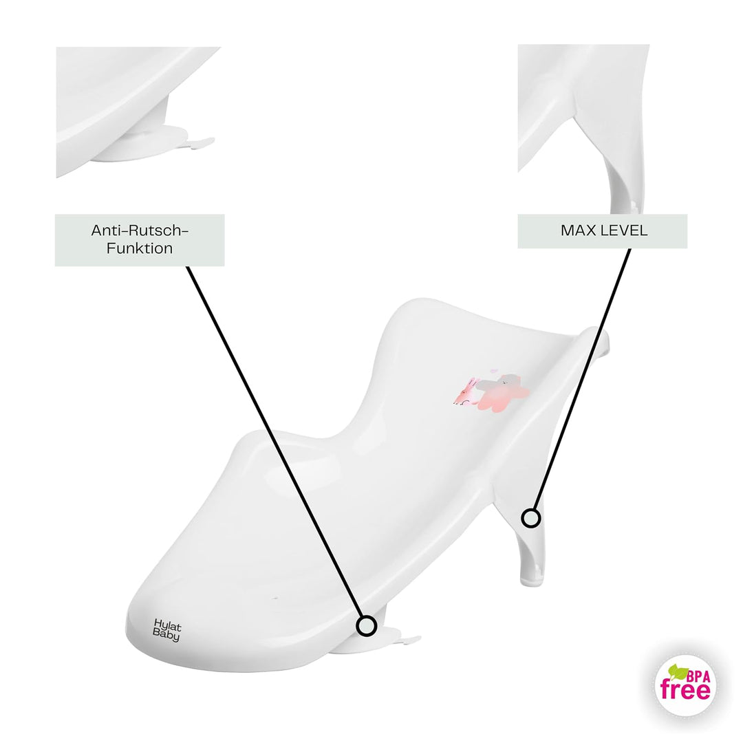 Hylat Baby Badewanneneinsatz Baby - wertvolle Badehilfe für Säuglinge und Babys von Geburt bis ca. 6