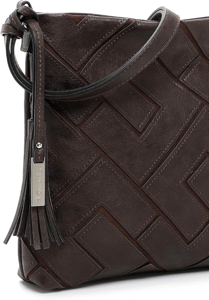 Tamaris Umhängetasche Marike 32682 Damen Handtaschen Uni Einheitsgrösse Brown 200, Einheitsgrösse Br