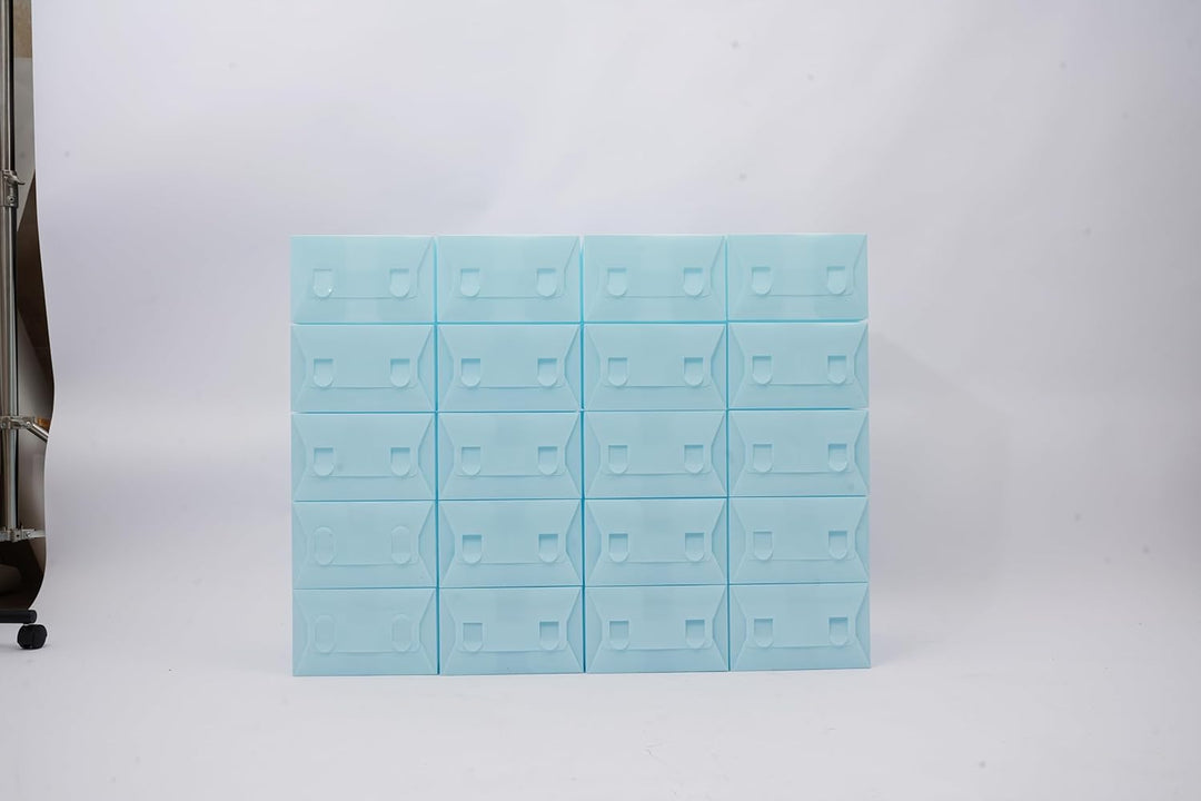 20Pcs Schuhboxen Schuhbox Transparent Schuh-Organizer, Platzsparender Schuhorganizer Organisieren Ha