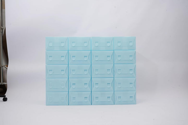 20Pcs Schuhboxen Schuhbox Transparent Schuh-Organizer, Platzsparender Schuhorganizer Organisieren Ha