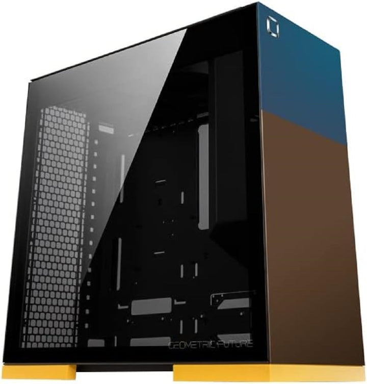 Geometric Future M8 Celluloid Mid Tower E-ATX/ATX-PC-Gehäuse, vertikales Lufttunneldesign, 420/360 R