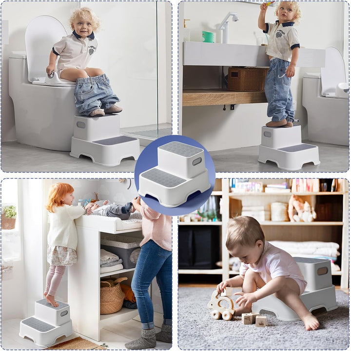 DEANIC Toilettensitz Kinder mit Tritthocker Kinder, Toilettensitz Kinder mit Treppe, WC Sitz Kinder