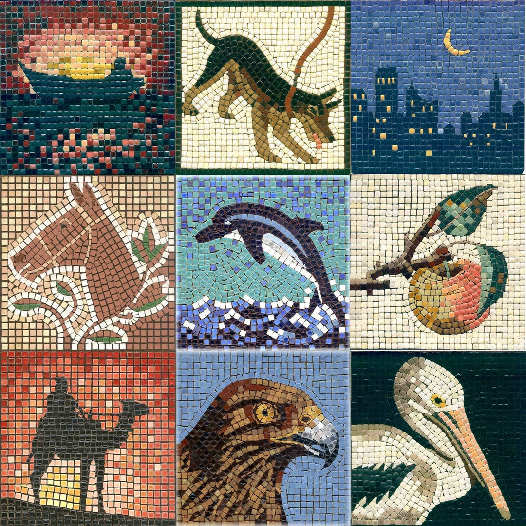 ALEA Mosaic Mosaik Bastelsets 15x15cm, Pferd, Pferd
