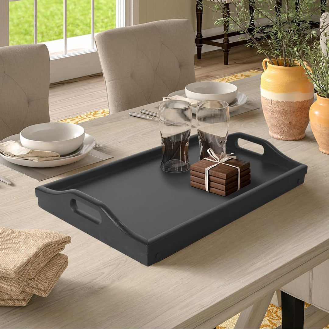 Betttablett Tisch klappbar Beine Frühstücksessen Tablett Bambus tragbar Knietisch Holz Servieren Abe