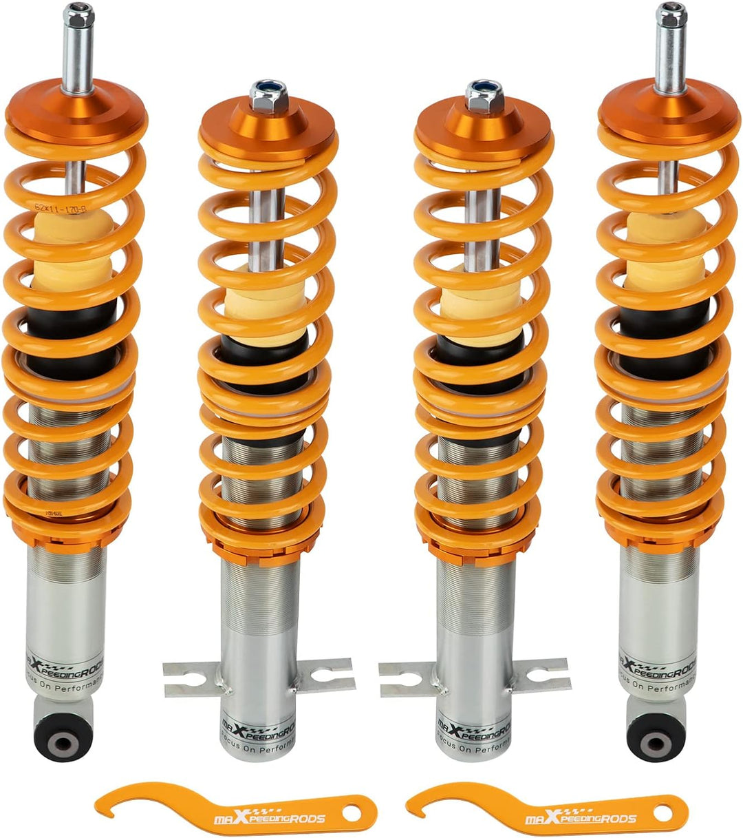 maXpeedingrods Gewindefahrwerk für GOLF 1 für JETTA 1 SCIROCCO 1 & 2 Fahrwerk Stossdämpfer für Golf