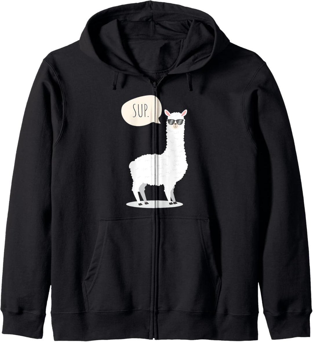 Sup No Drama Lama Lustiges süsses Geschenk Kapuzenjacke